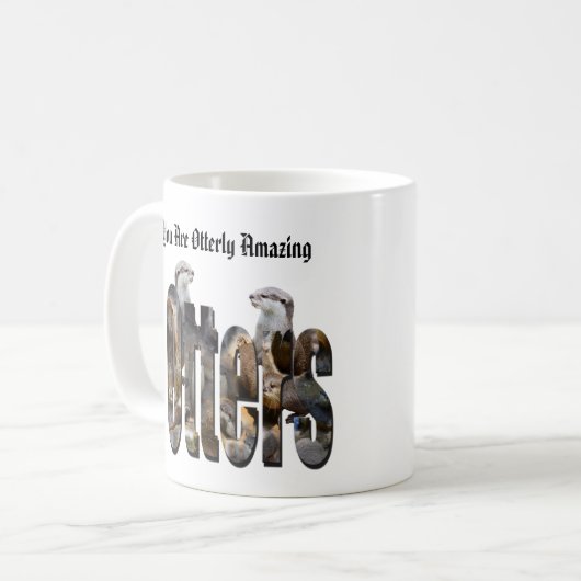 otters en andere verbazingwekkende Logo, Koffiemok (Voorkant links)