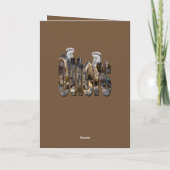 Otters en otters Logo, gelukkig verjaardag Kaart (Achterkant)