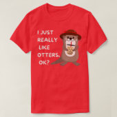 Otters Gift - Funny Otter T-shirt (Design voorkant)