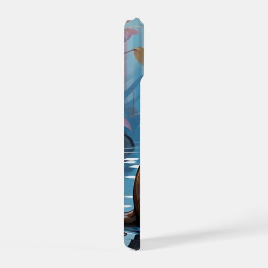 Otters Holding Hands iPhone 15 Case (Rechterkant)