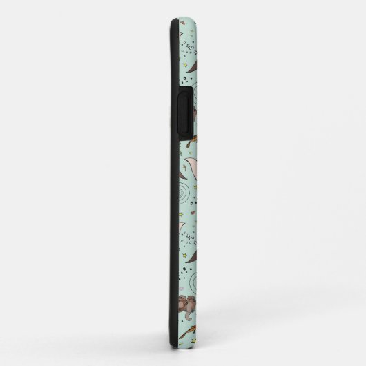 Otters in blauw Case-Mate iPhone case (Achterkant/rechts)