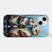 Otters iPhone 15 Case (Achterkant horizontaal)