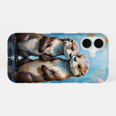 Otters iPhone 16 Hoesje (Achterkant horizontaal)
