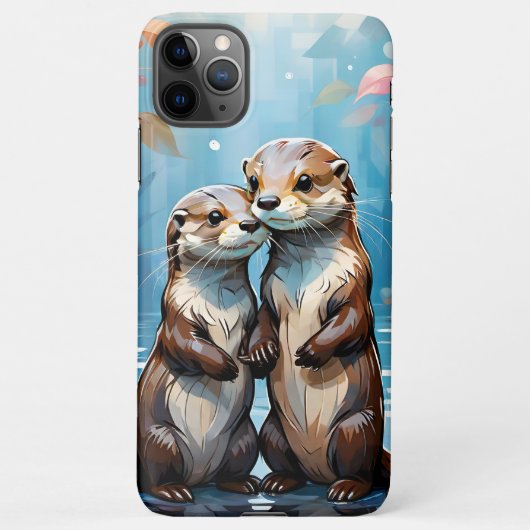Otters iPhone Hoesje (Achterkant)