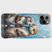 Otters iPhone Hoesje (Achterkant horizontaal)