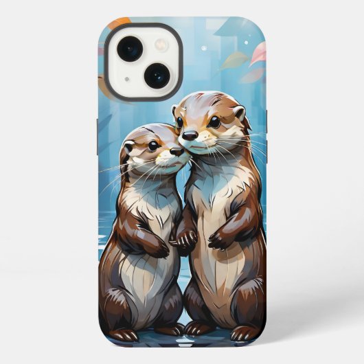 Otters iPhone Hoesje (Achterkant)