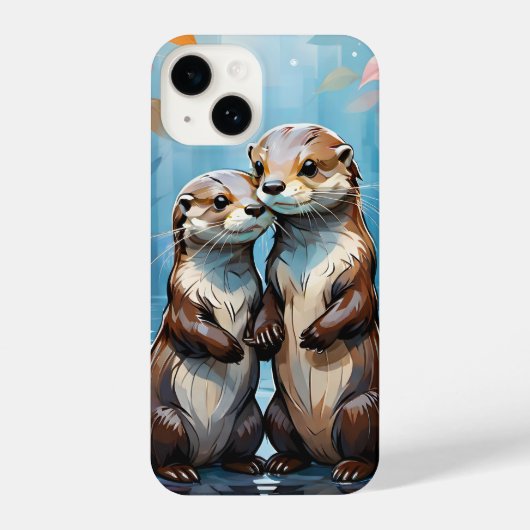 Otters iPhone Hoesje (Achterkant)