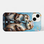 Otters iPhone Hoesje (Achterkant horizontaal)