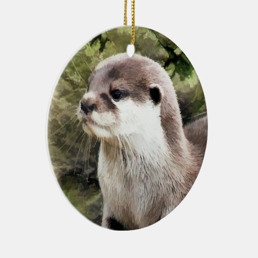 OTTERS KERAMISCH ORNAMENT (Rechts)