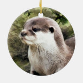 OTTERS KERAMISCH ORNAMENT (Achterkant)