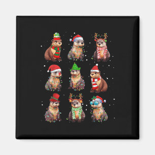 Otters Kerstverlichting Decoratie Grappig Zee Otte Magneet