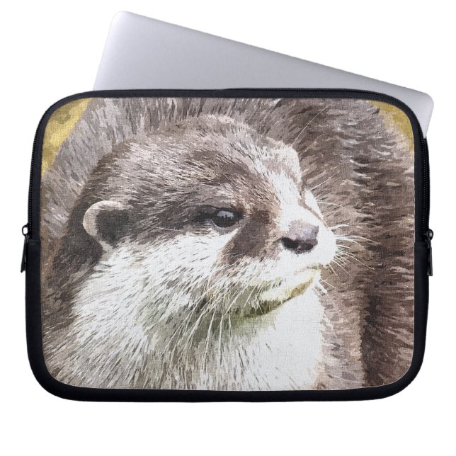 OTTERS LAPTOP SLEEVE (Voorkant)