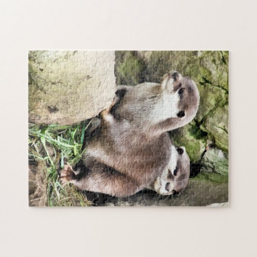 OTTERS LEGPUZZEL (Horizontaal)