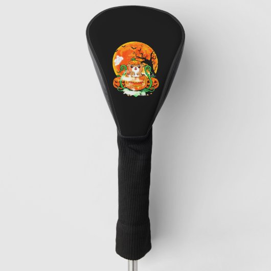 Otters Merry Halloween Golfheadcover (Voorkant)