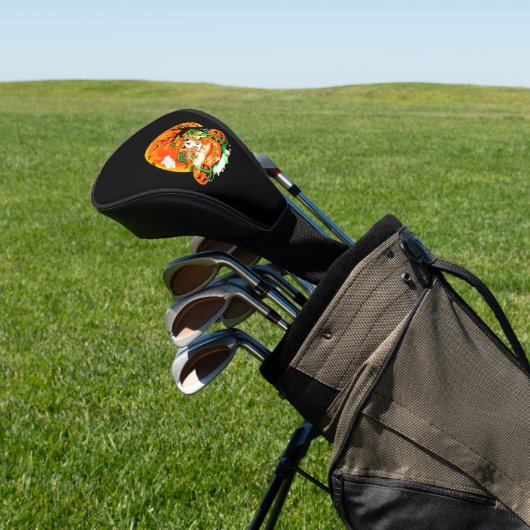 Otters Merry Halloween Golfheadcover (Insitu)