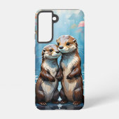 Otters Samsung Galaxy Hoesje (Achterkant)