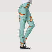 Otters Swimming Leggings (Rechts)