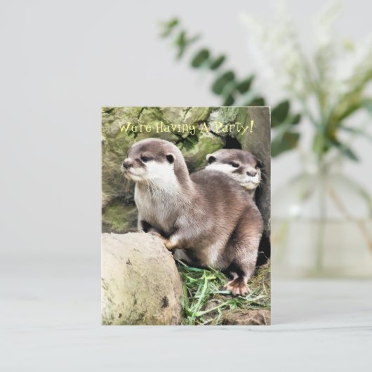 OTTERS-uitnodiging (Staand voorkant)