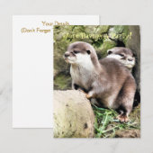 OTTERS-uitnodiging (Voorkant / Achterkant)