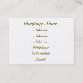 OTTERS VISITEKAARTJE (Achterkant)