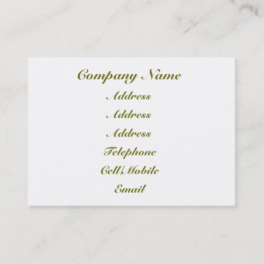 OTTERS VISITEKAARTJE (Achterkant)