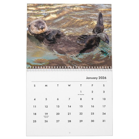 Otters Wall Agenda Kalender (Jan 2026)