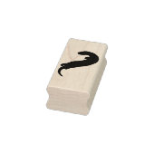 ottersilhouet rubberstempel (Stempel)