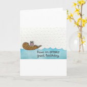 otterverjaardag kaart (Gele Bloem)