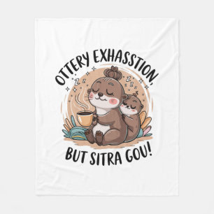 Ottery Expression Schattigee luiheid en Baby Fleece Deken