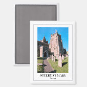 Ottery St Mary, Devon, Verenigd Koninkrijk Magneet (Voorkant / Achterkant)
