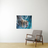 otterzwemmen wandkleed (In Situ (horizontaal))