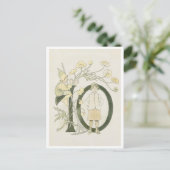 Ottilia Adelborg Bloemgetal - 10 Briefkaart (Staand voorkant)