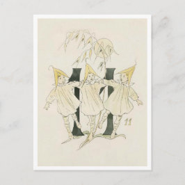 Ottilia Adelborg Bloemgetal - 11 Briefkaart