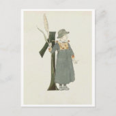 Ottilia Adelborg Bloemgetal - 1 Briefkaart (Voorkant)