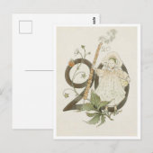  Ottilia Adelborg Bloemgetal - 20 Briefkaart (Voorkant / Achterkant)