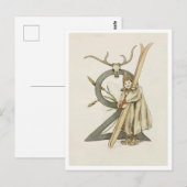  Ottilia Adelborg Bloemgetal - 2 Briefkaart (Voorkant / Achterkant)