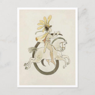 Ottilia Adelborg Bloemgetal - 6 Briefkaart