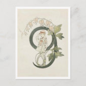 Ottilia Adelborg Bloemgetal - 9 Briefkaart (Voorkant)