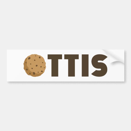 Ottis koekje bumper sticker (Voorkant)