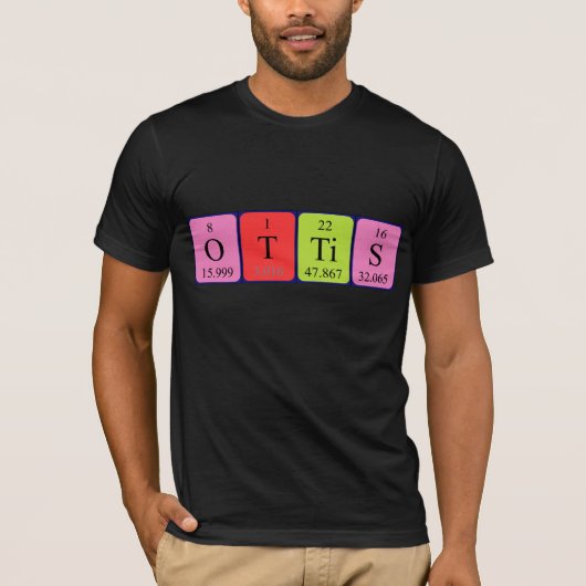Ottis periodiek shirt met tabelnaam (Voorkant)
