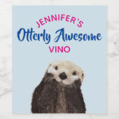 Ottly Geweldige Vino/Brew Custom Wijn Etiket (Enkel label)