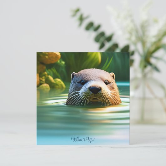 Ottly Schattig - AI Fantasy Digitale Kunst Print (Staand voorkant)