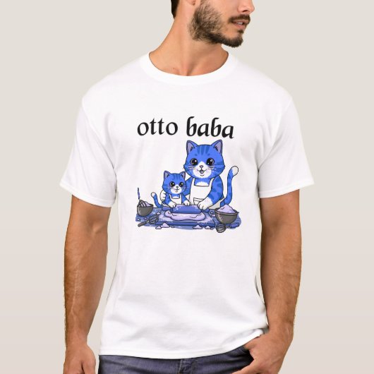 Otto Baba Origami Vaderdag Kunst T-shirt (Voorkant)
