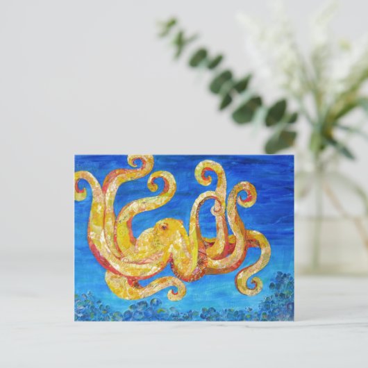 Otto - collage art briefkaart (Staand voorkant)