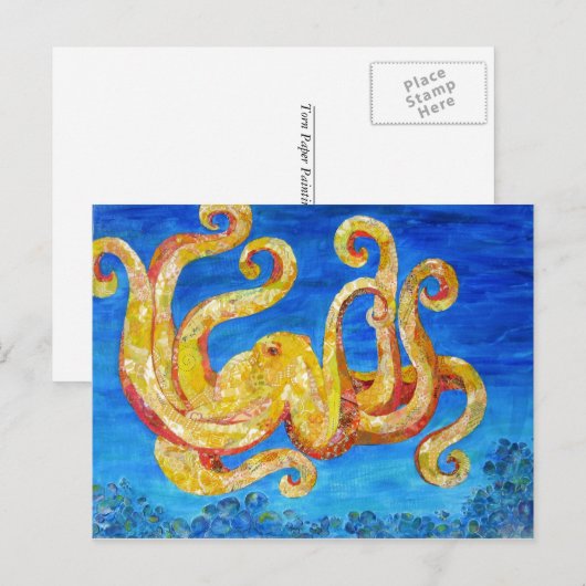 Otto - collage art briefkaart (Voorkant / Achterkant)