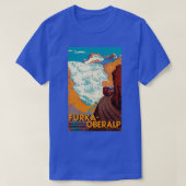 Otto Ernst Swiss 18841967 Furka Oberalp Zwitserlan T-shirt (Design voorkant)