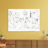 Otto I Indiend bij Berenger II Canvas Afdruk (Insitu (Woonkamer))