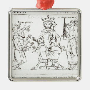 Otto I Indiend bij Berenger II Metalen Ornament