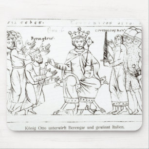 Otto I Indiend bij Berenger II Muismat