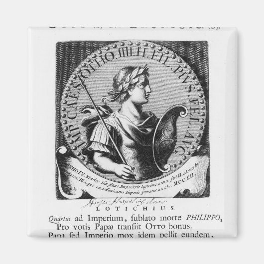 Otto IV van Brunswick Magneet (Voorkant)